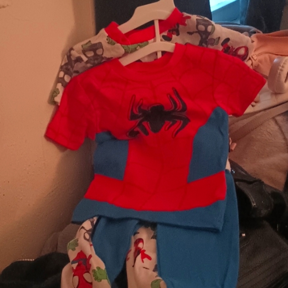 Spider man double set of PJs